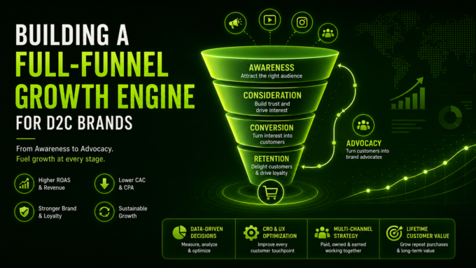 Building a full-funnel growth engine for D2C brands