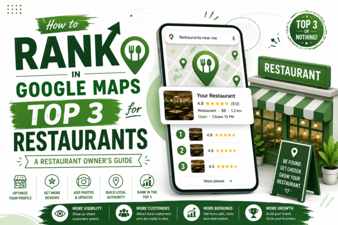 Google maps for Top 3 Restaurants